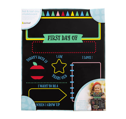 First & Last Day of School Chalkboard Sign