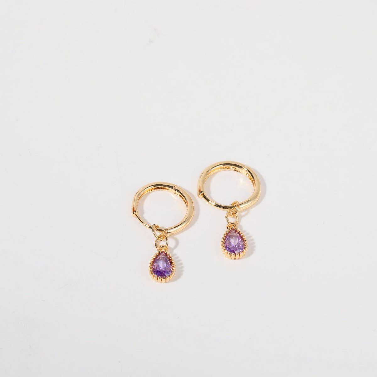 Birthstone Teardrop Earrings