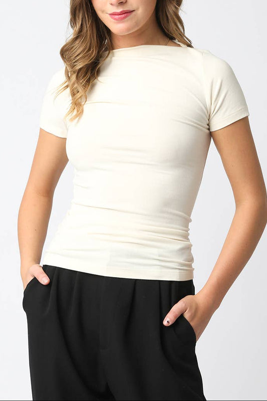 Kristin Boat Neck Top