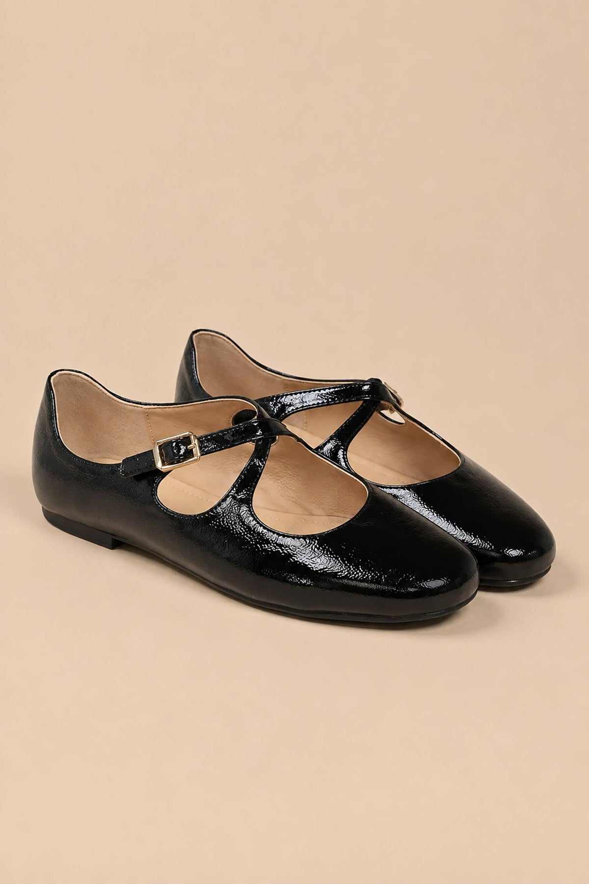 Rebekah Criss Cross Mary Jane Flats