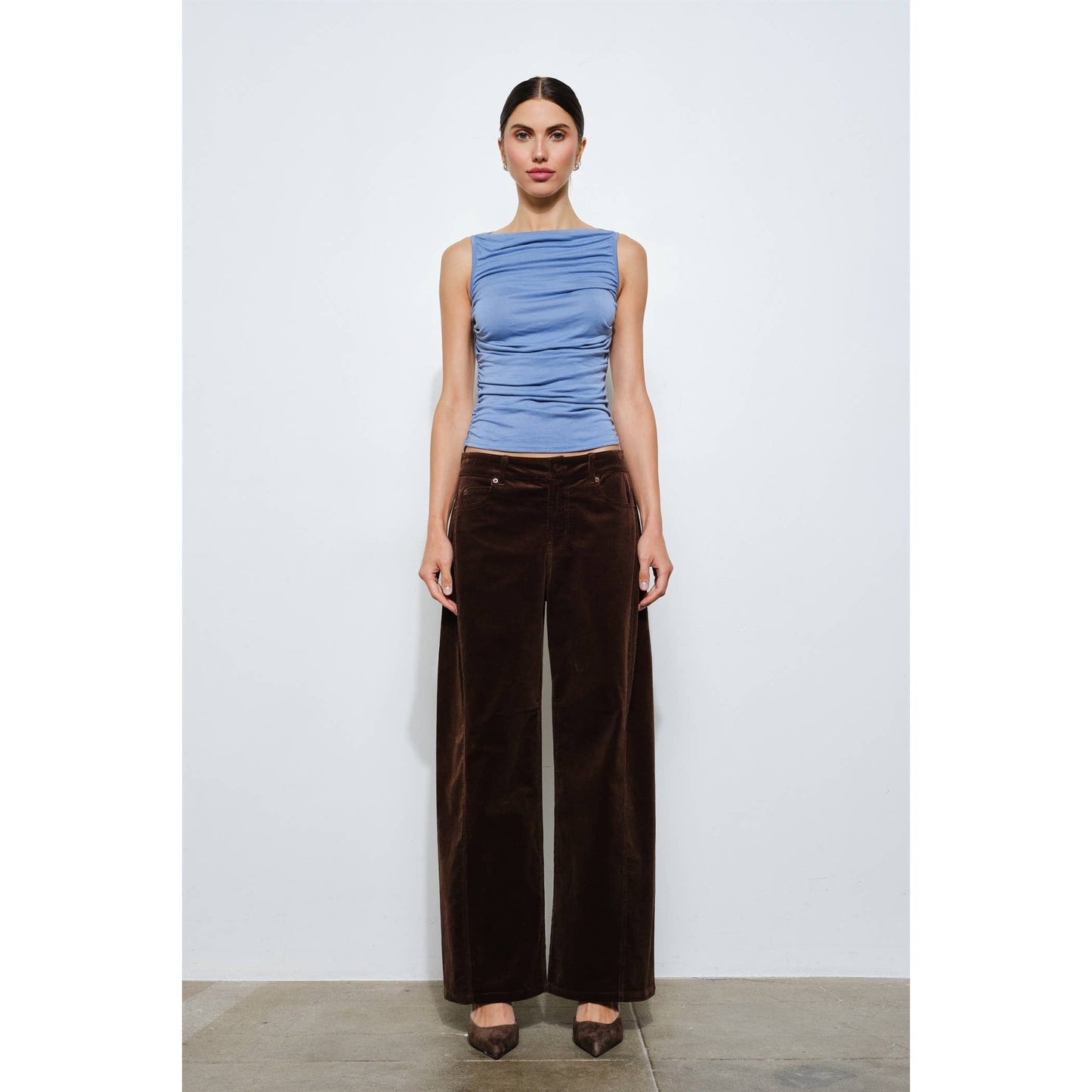 Barrel Leg Corduroy Pant