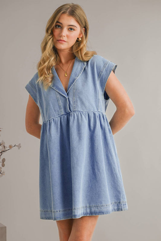 Babydoll Denim Dress
