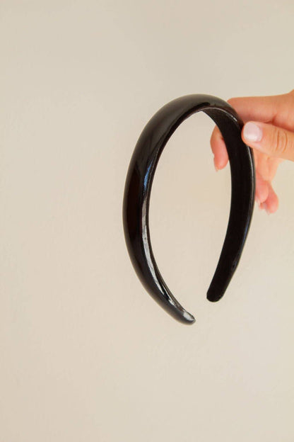 Glossy Leather Headband