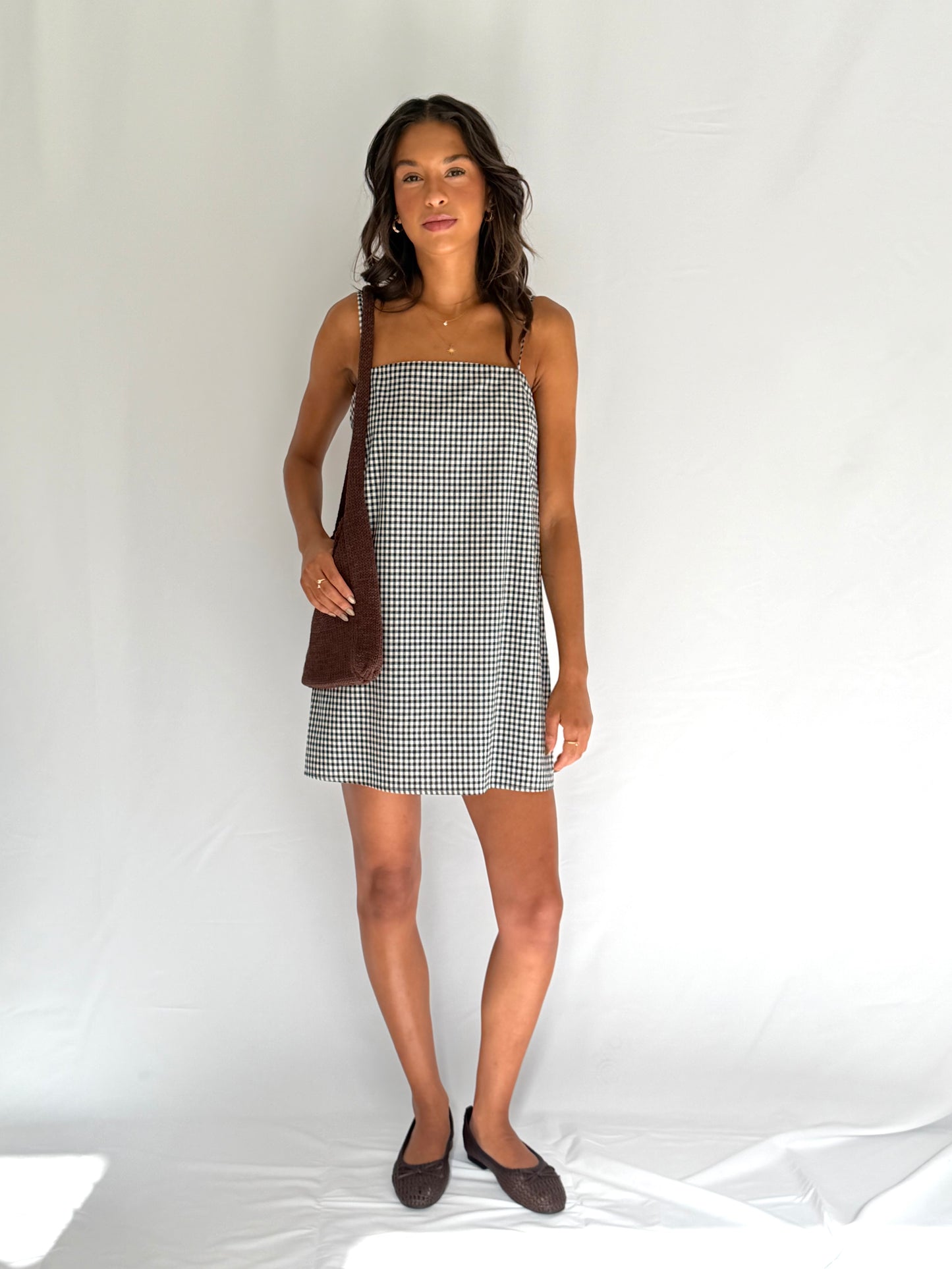 Mollie Square Neck Mini Dress