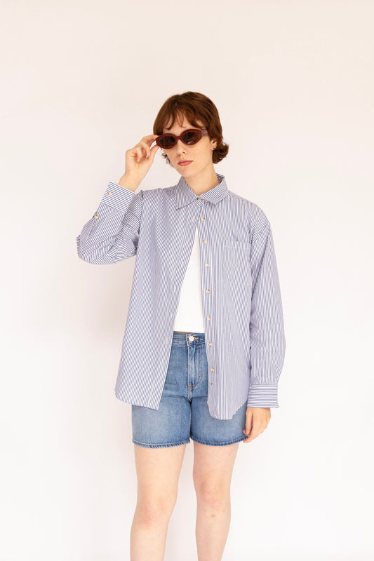 Delaney Striped Button Down
