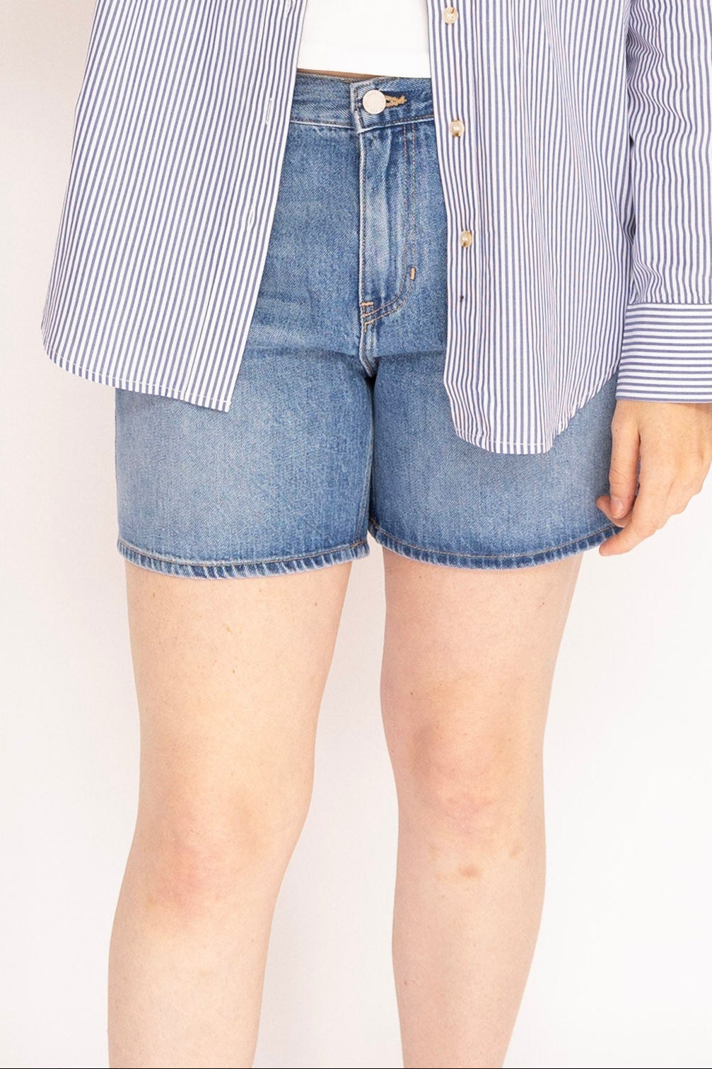 Delaney Striped Button Down
