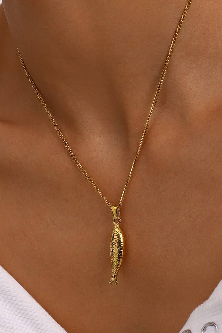 Fish Charm Necklace