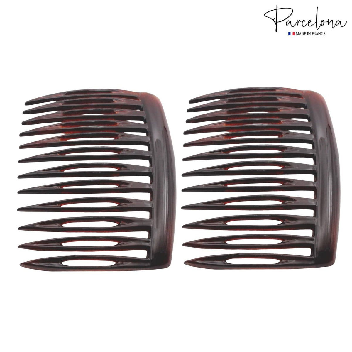 French Compact Curved Side Hair Combs (Small)