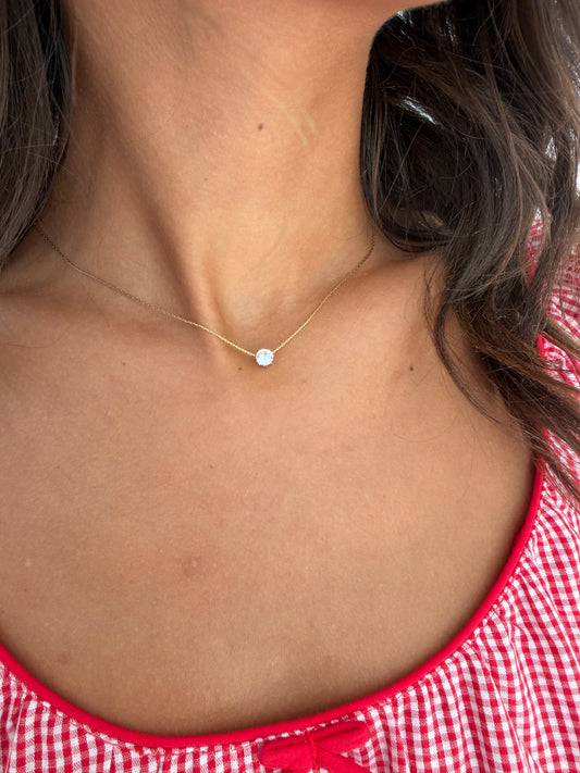 Dainty Rhinestone Necklace
