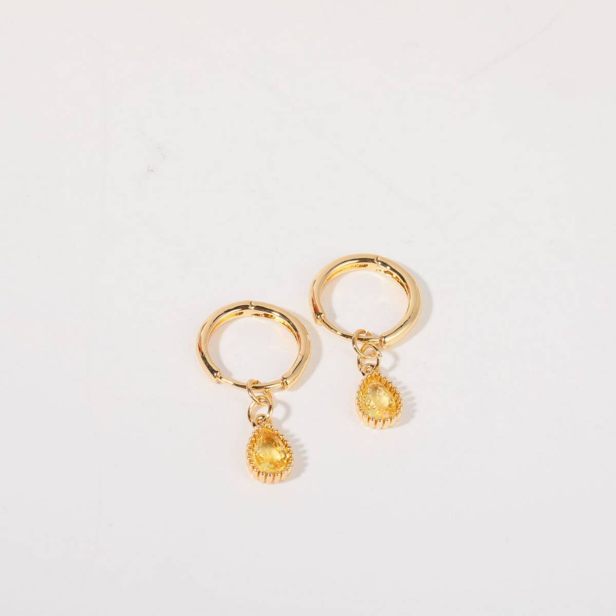 Birthstone Teardrop Earrings
