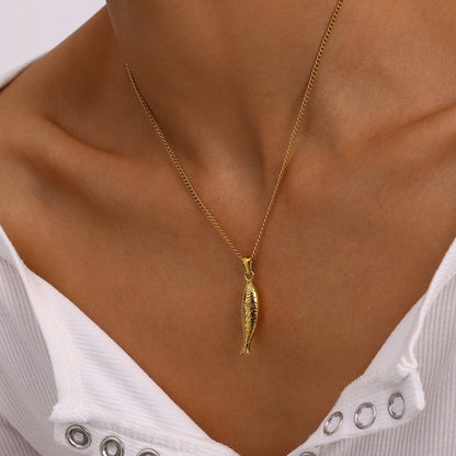 Fish Charm Necklace