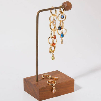 Birthstone Teardrop Earrings