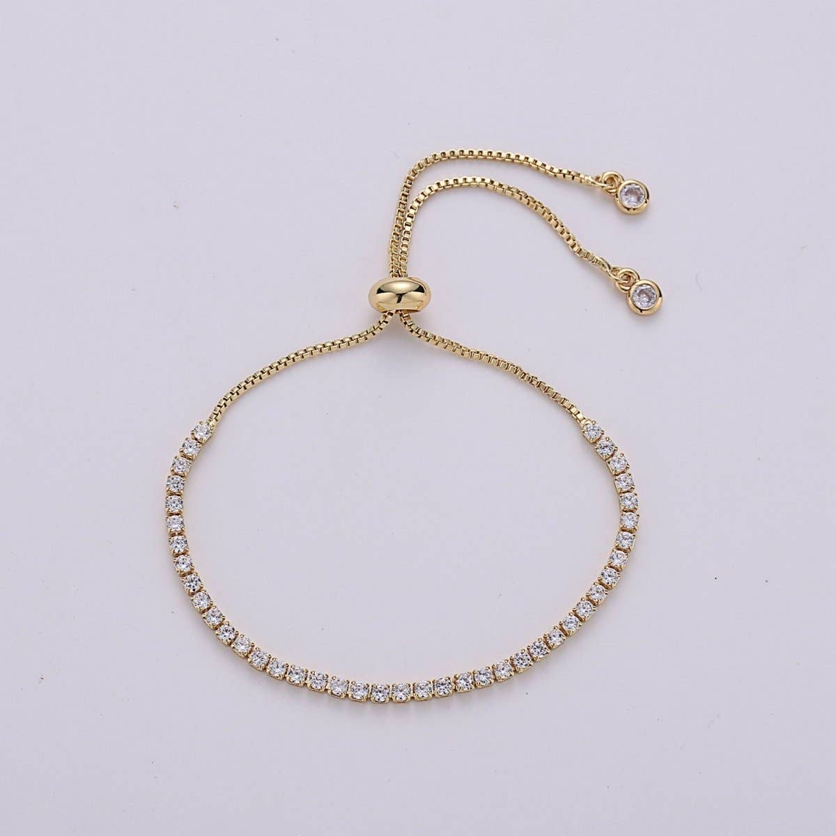 Adjustable Gem Bracelet