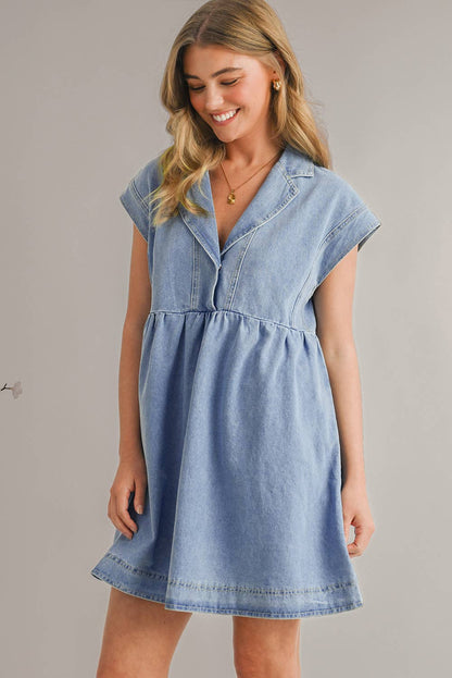 Babydoll Denim Dress
