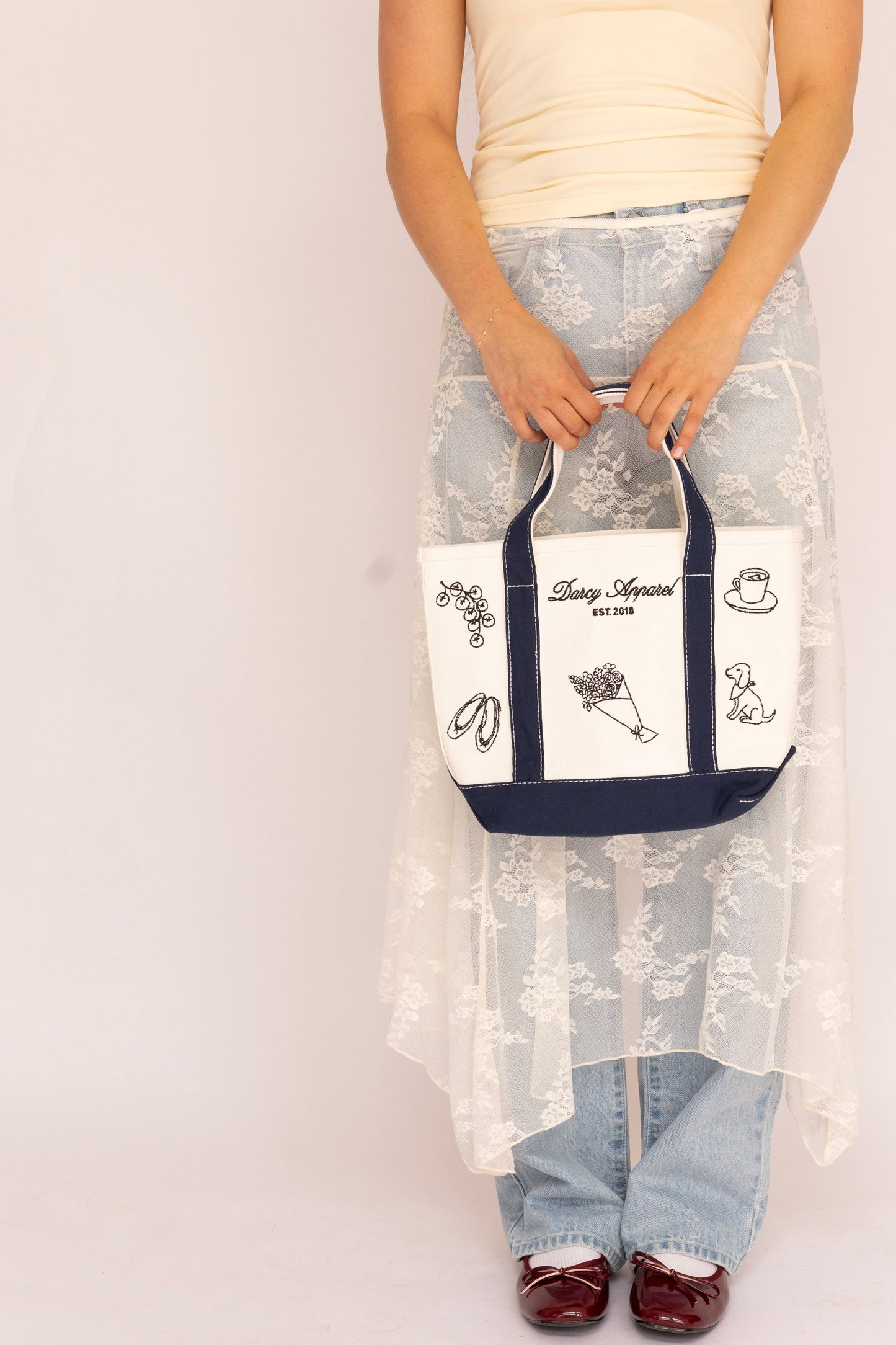 Darcy Embroidered Tote
