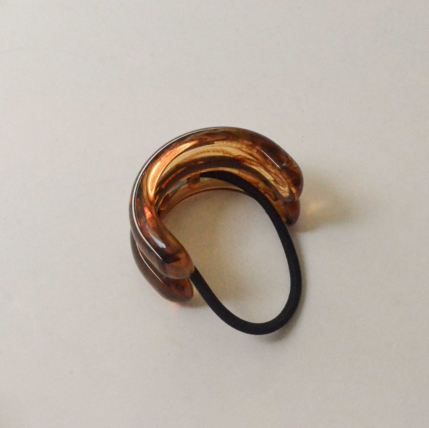 Double Arch Resin Hair Tie