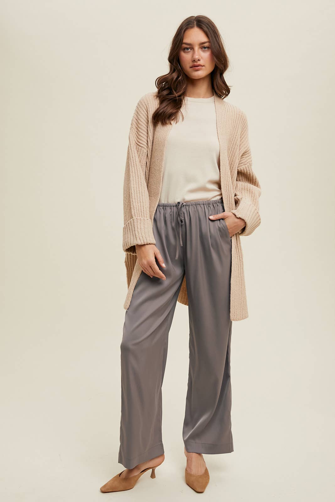 Sandy Satin Pant