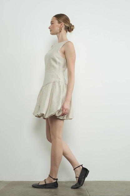 Linen Bubble Dress