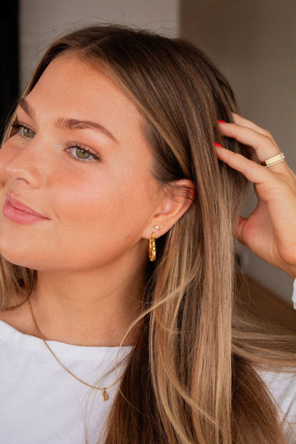 Twisted Hoop Earrings