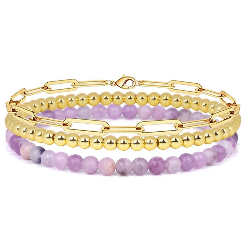Multi Layer Ball Chain Bracelet