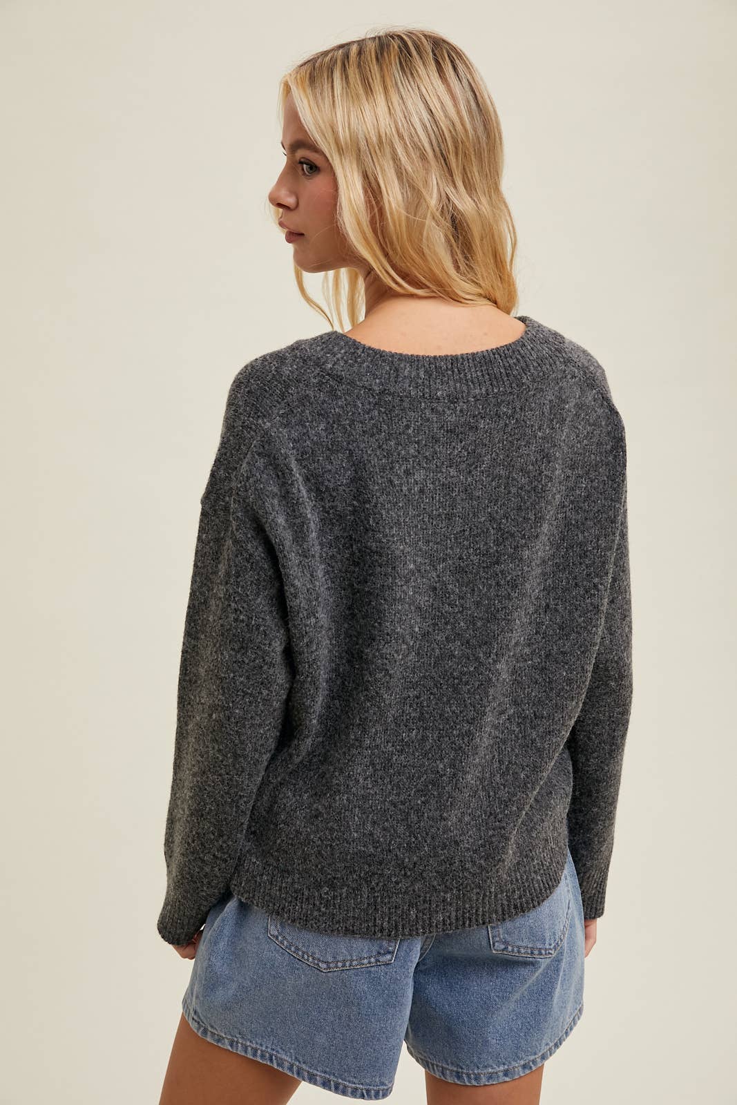 Charlie Charcoal Sweater