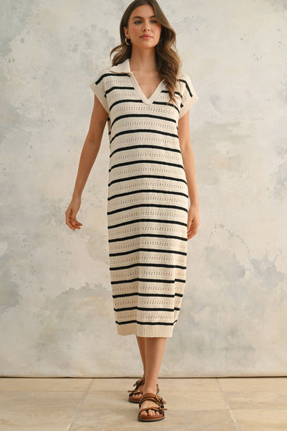Crocheted Collared Dress