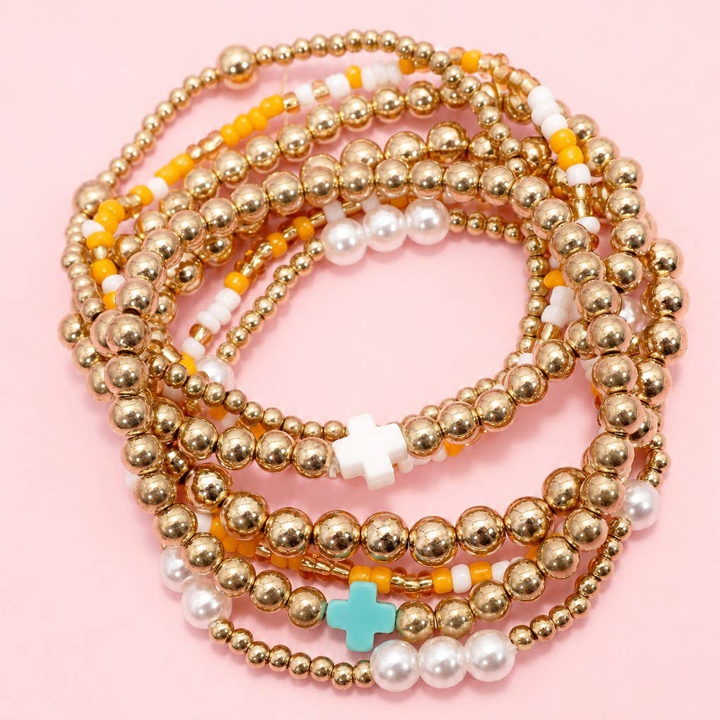 Multi Ball Stretchable Bracelet