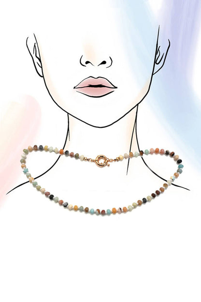 Clasp Beaded Necklace