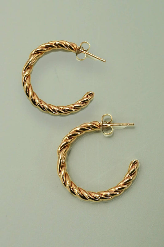Twisted Rope Hoops