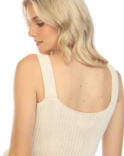 Square Knit Tank by Honest Cotton