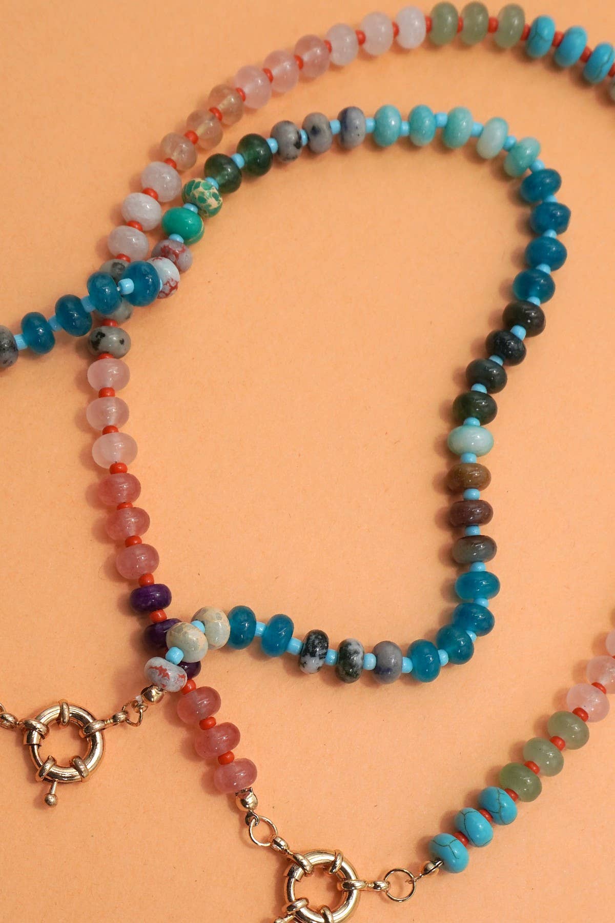 Clasp Beaded Necklace