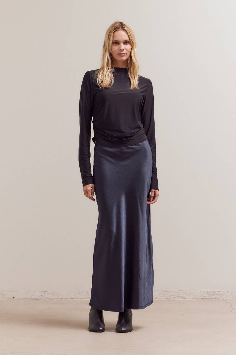 Samantha Satin Skirt