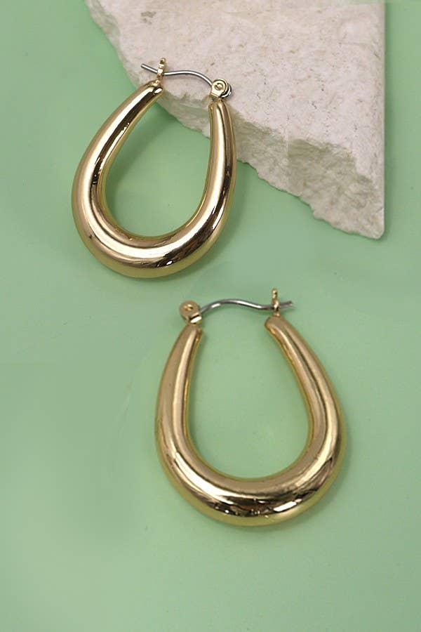 Bubble Horseshoe Earrings