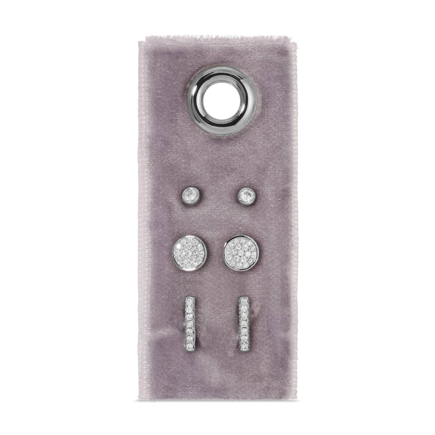 Pavé Velvet Stud
