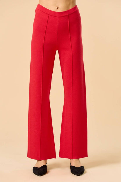Red Sweater Pant