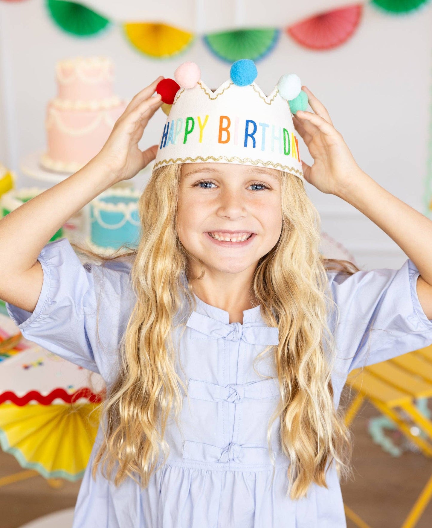 "Happy Birthday" Felt Crown