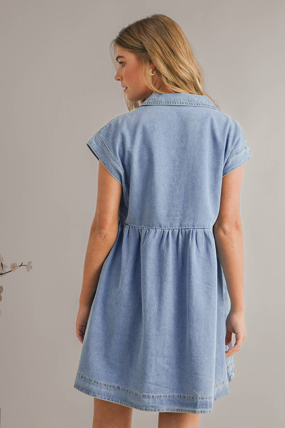Babydoll Denim Dress
