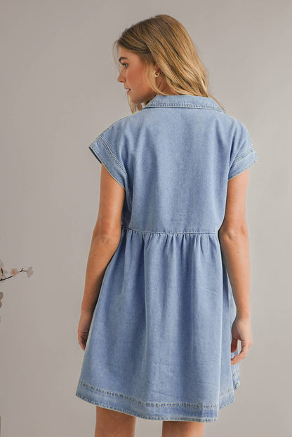 Babydoll Denim Dress