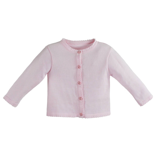 Scalloped Cardigan Sweater