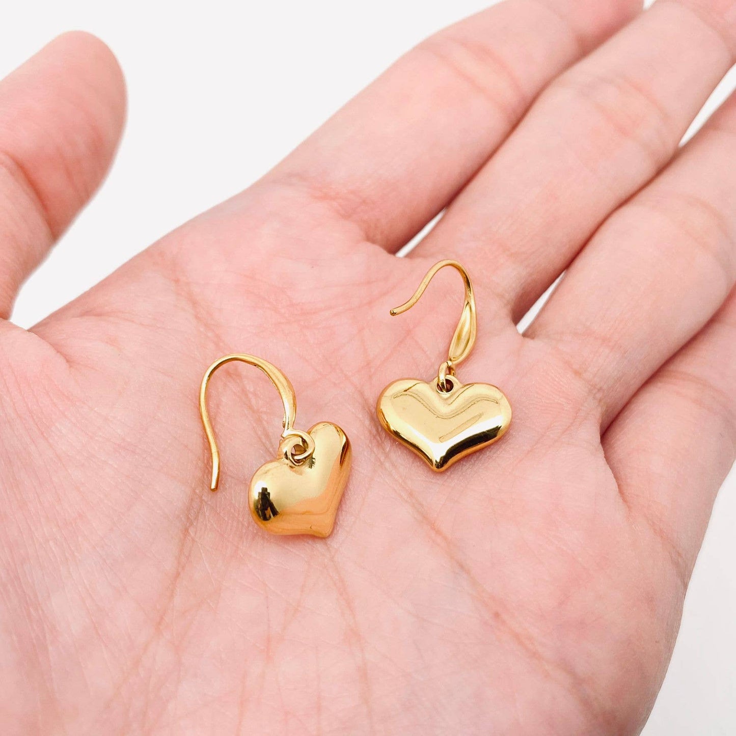 Heart Charm Earrings