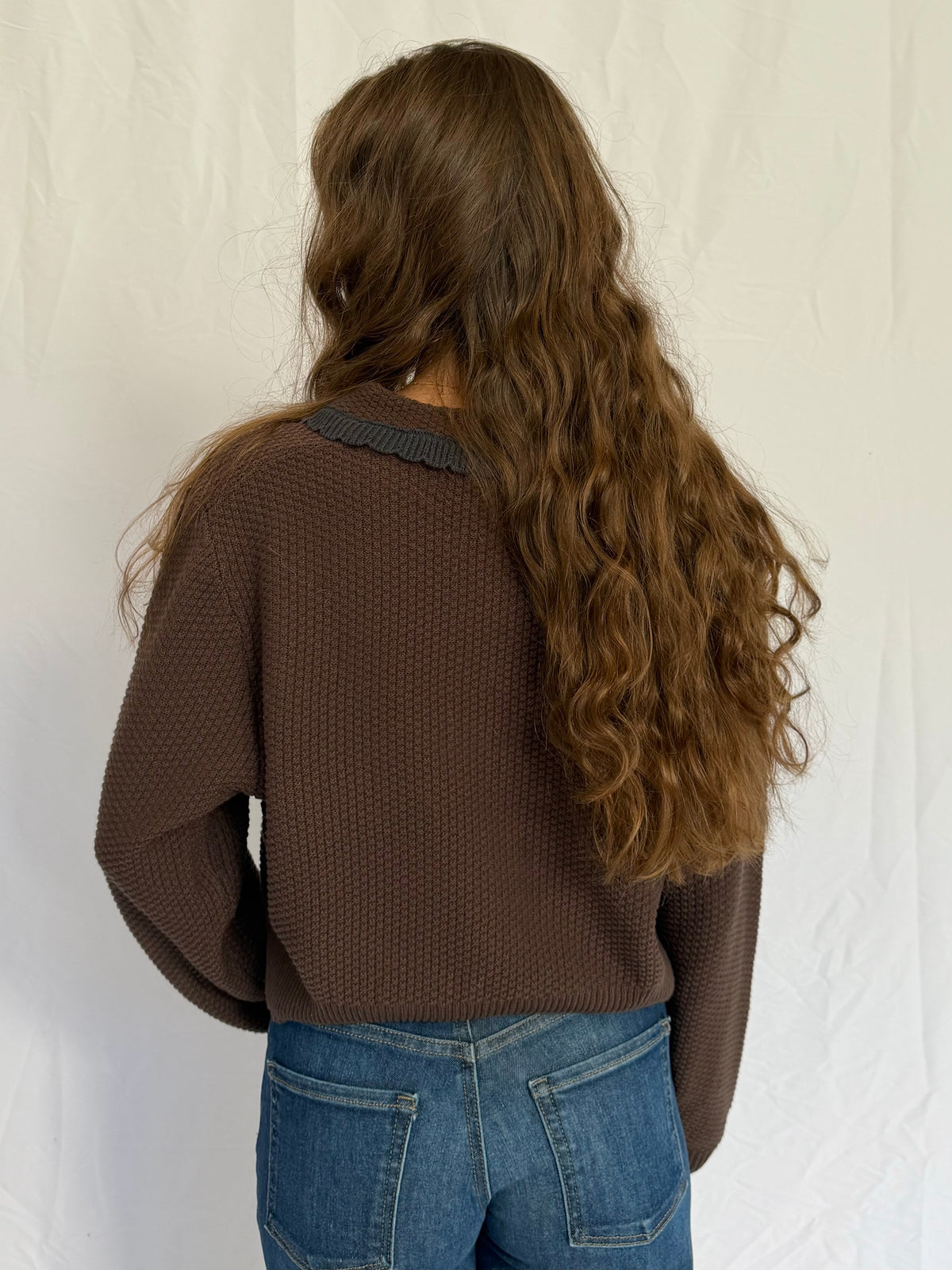 Marie Scalloped Edge Cardigan