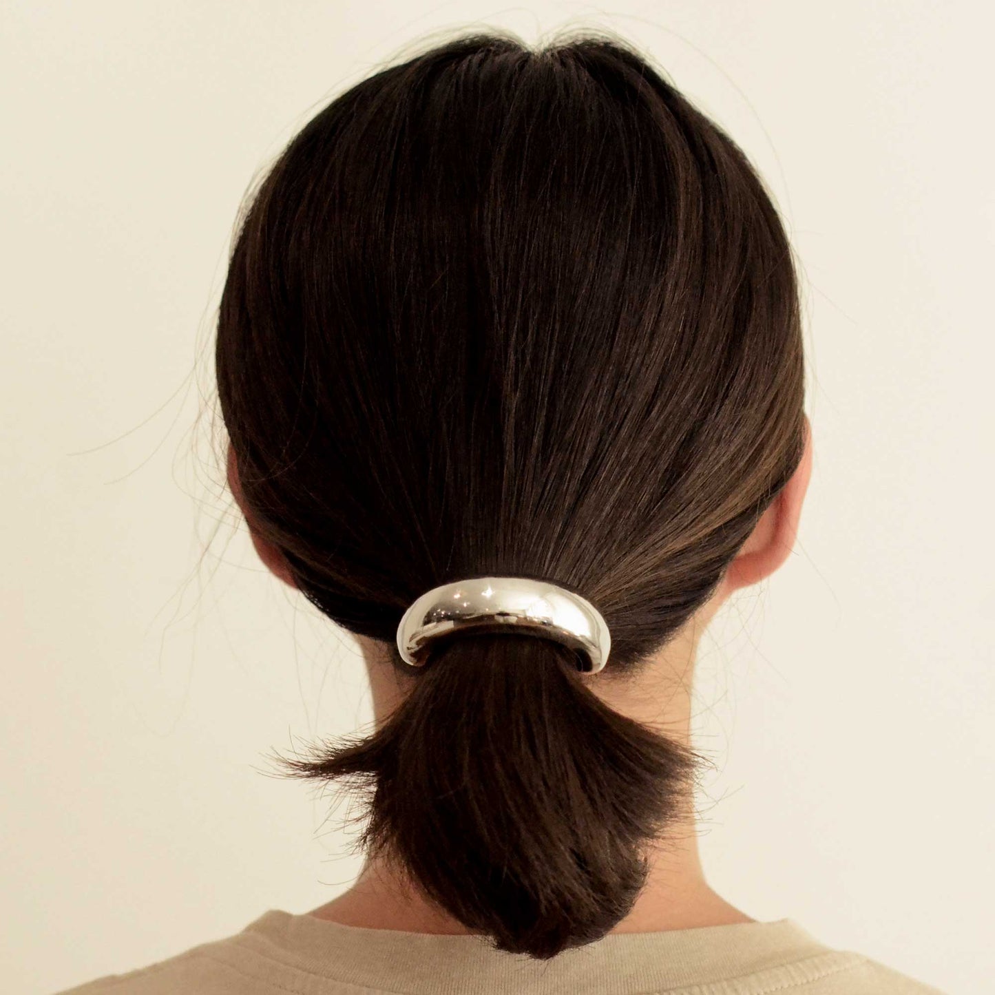 Wide Metal Hair Tie