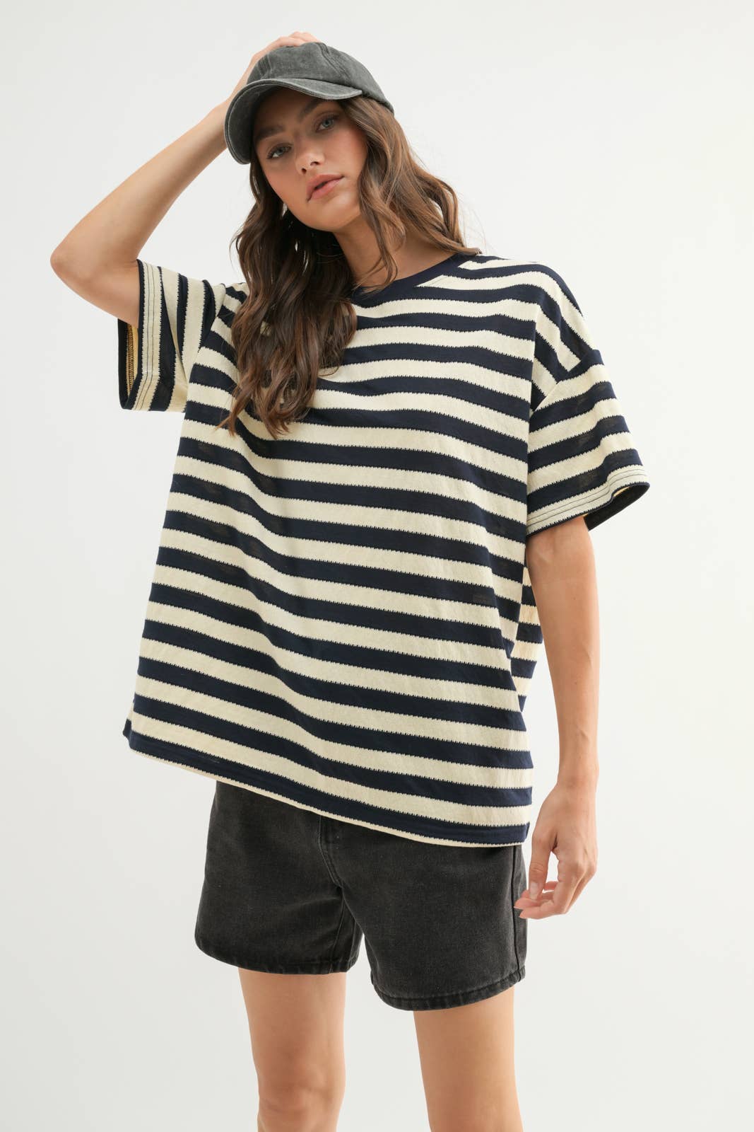 Ollie Oversized Stripe Top