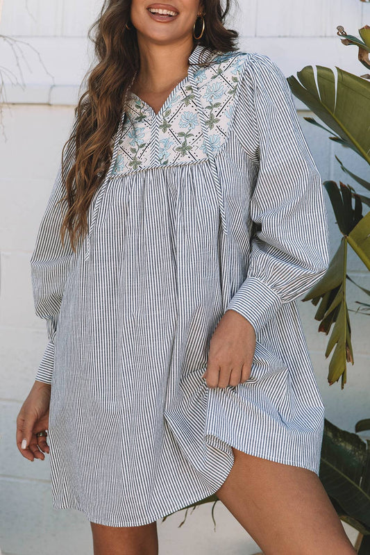 Hydrangea Collar Dress