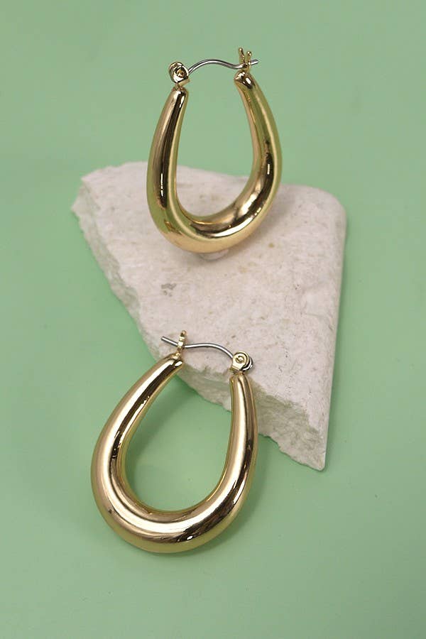 Bubble Horseshoe Earrings