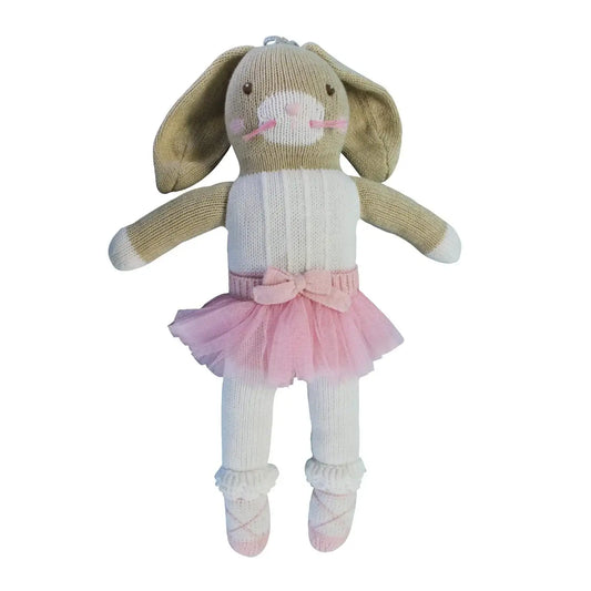 Betsy the Ballerina Bunny Doll & Rattle