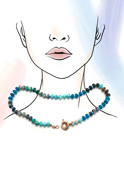 Clasp Beaded Necklace
