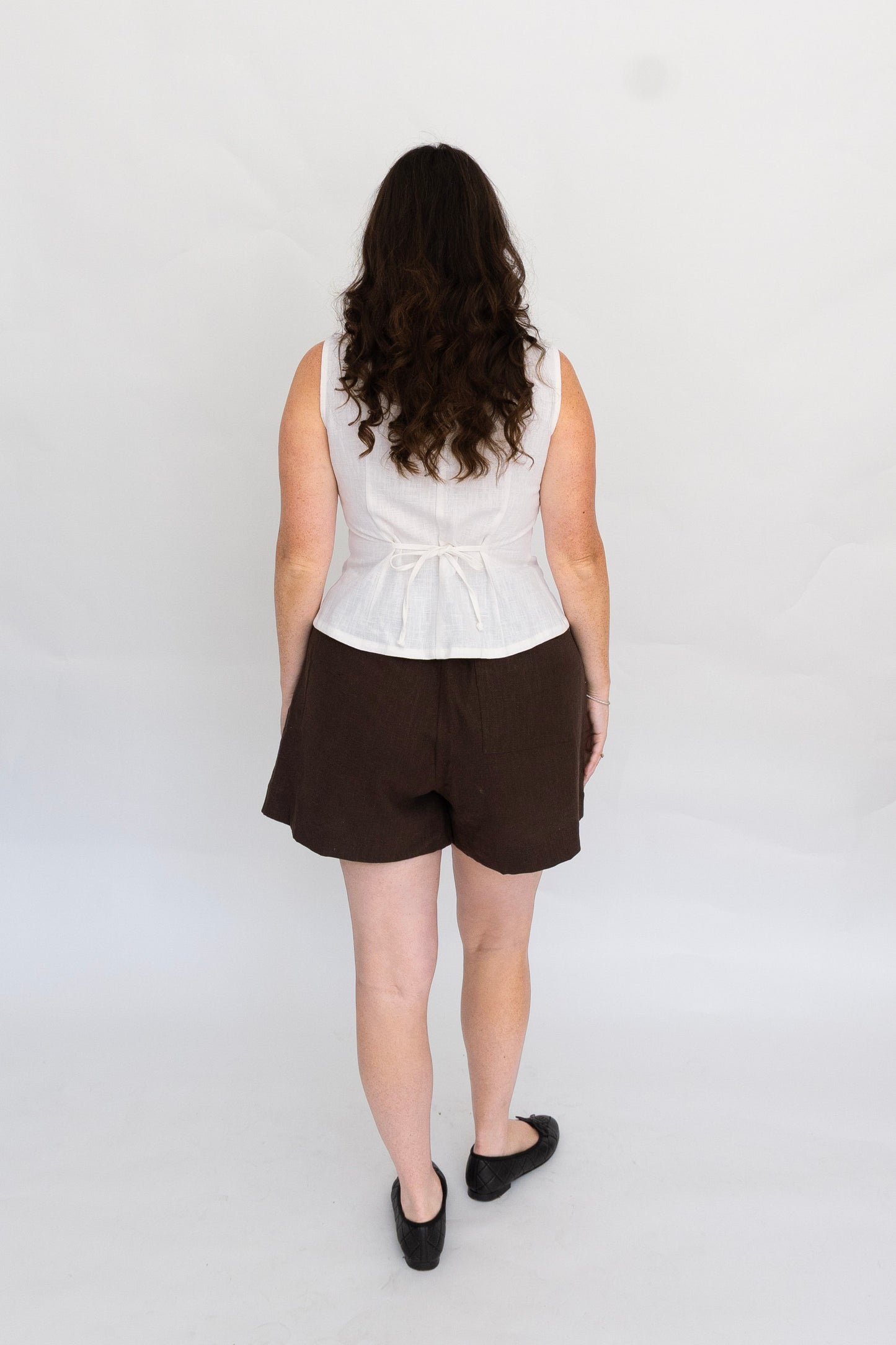 Lee Linen Shorts | Brown