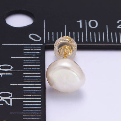 Pearl Stud Earrings