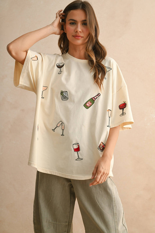 Callie Embroidered T-Shirt